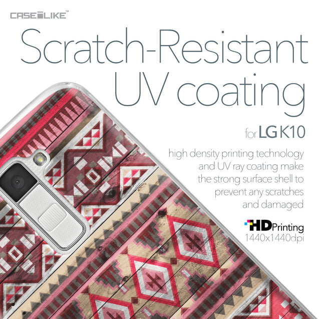 LG K10 case Indian Tribal Theme Pattern 2057 with UV-Coating Scratch-Resistant Case | CASEiLIKE.com