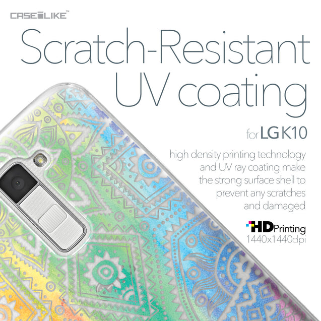 LG K10 case Indian Line Art 2064 with UV-Coating Scratch-Resistant Case | CASEiLIKE.com
