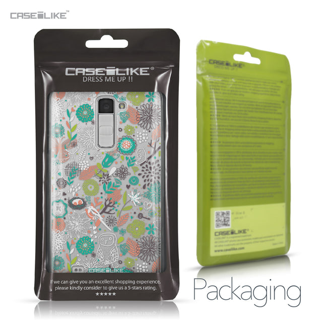 LG K10 case Spring Forest White 2241 Retail Packaging | CASEiLIKE.com