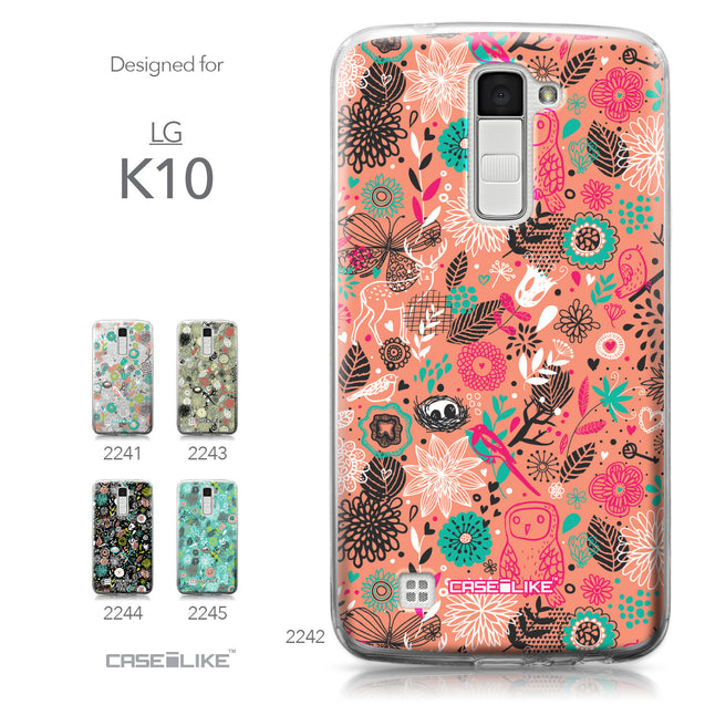 LG K10 case Spring Forest Pink 2242 Collection | CASEiLIKE.com