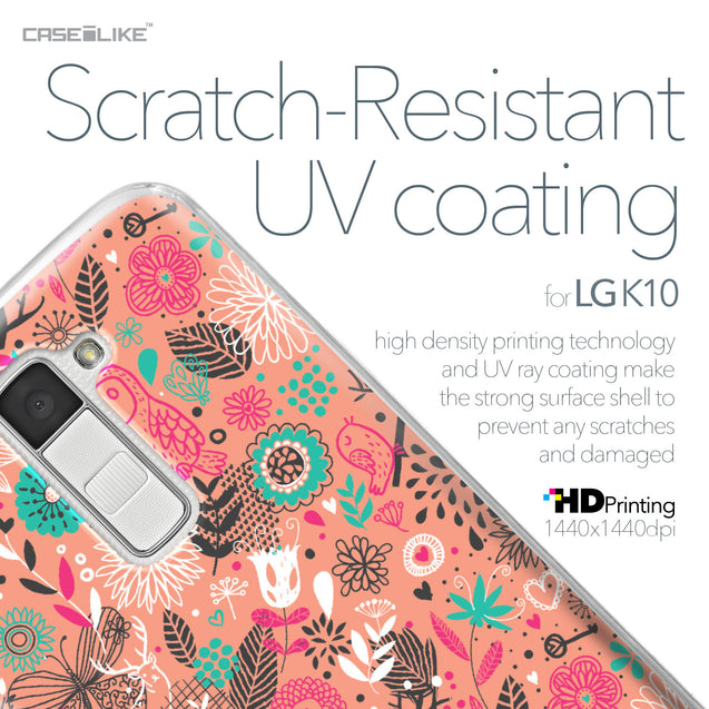 LG K10 case Spring Forest Pink 2242 with UV-Coating Scratch-Resistant Case | CASEiLIKE.com