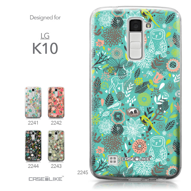 LG K10 case Spring Forest Turquoise 2245 Collection | CASEiLIKE.com