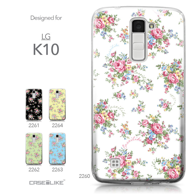 LG K10 case Floral Rose Classic 2260 Collection | CASEiLIKE.com