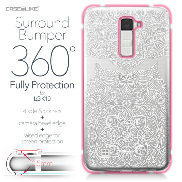 LG K10 case Mandala Art 2303 Bumper Case Protection | CASEiLIKE.com
