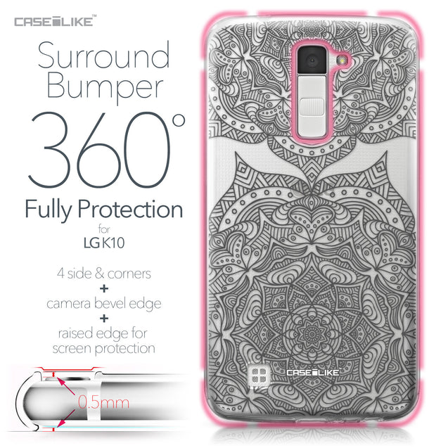 LG K10 case Mandala Art 2304 Bumper Case Protection | CASEiLIKE.com