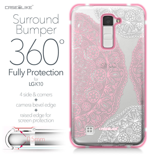 LG K10 case Mandala Art 2305 Bumper Case Protection | CASEiLIKE.com