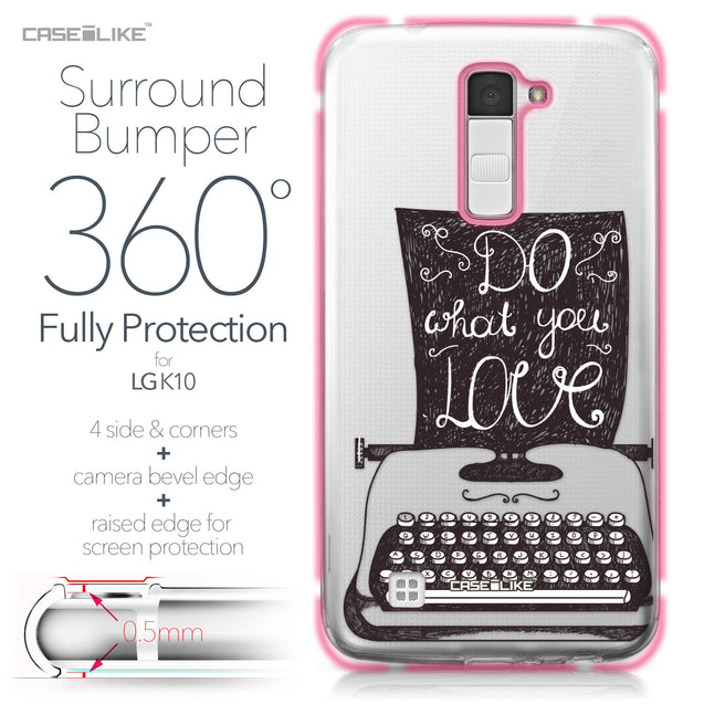 LG K10 case Quote 2400 Bumper Case Protection | CASEiLIKE.com