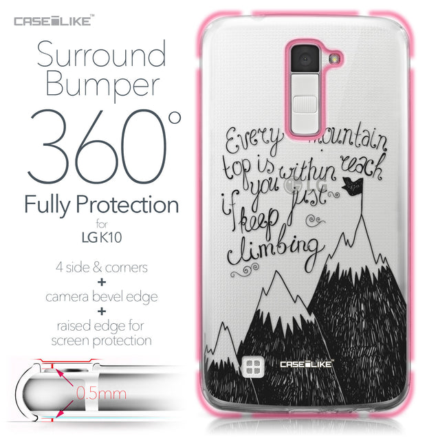 LG K10 case Quote 2403 Bumper Case Protection | CASEiLIKE.com