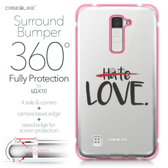 LG K10 case Quote 2406 Bumper Case Protection | CASEiLIKE.com