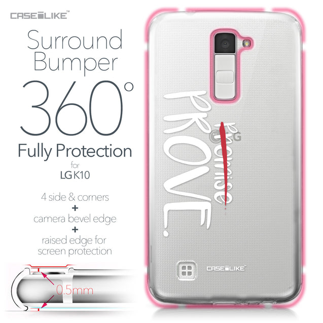 LG K10 case Quote 2409 Bumper Case Protection | CASEiLIKE.com