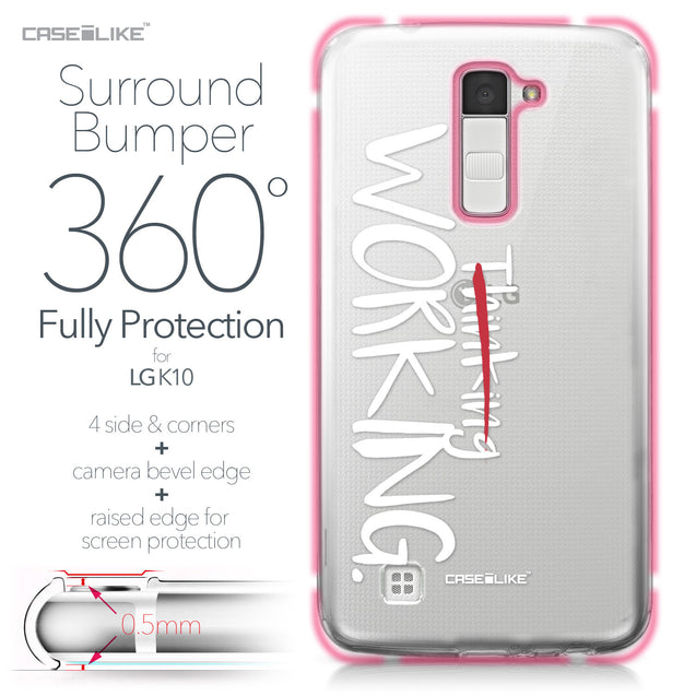 LG K10 case Quote 2411 Bumper Case Protection | CASEiLIKE.com