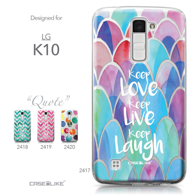 LG K10 case Quote 2417 Collection | CASEiLIKE.com