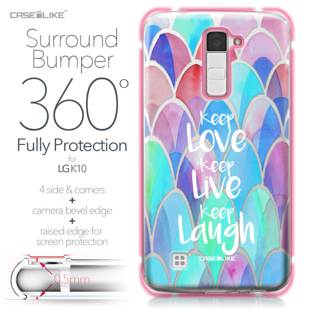 LG K10 case Quote 2417 Bumper Case Protection | CASEiLIKE.com