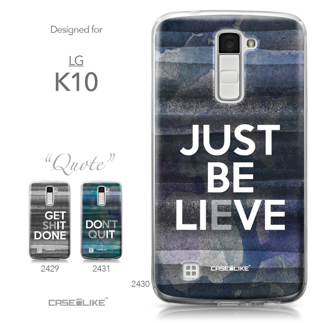 LG K10 case Quote 2430 Collection | CASEiLIKE.com