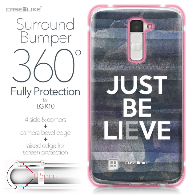LG K10 case Quote 2430 Bumper Case Protection | CASEiLIKE.com
