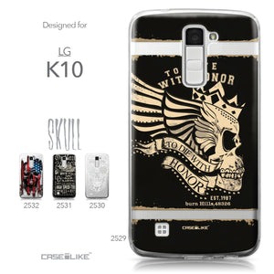 LG K10 case Art of Skull 2529 Collection | CASEiLIKE.com