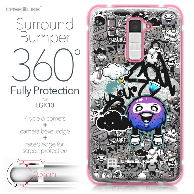 LG K10 case Graffiti 2706 Bumper Case Protection | CASEiLIKE.com