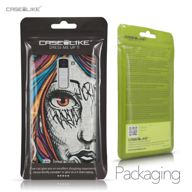 LG K10 case Graffiti Girl 2724 Retail Packaging | CASEiLIKE.com