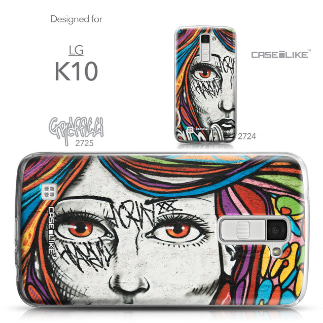 LG K10 case Graffiti Girl 2725 Collection | CASEiLIKE.com