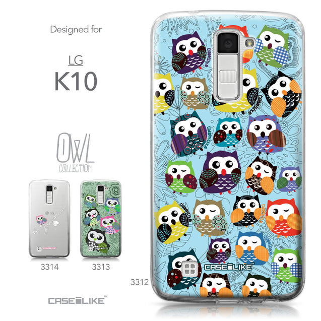 LG K10 case Owl Graphic Design 3312 Collection | CASEiLIKE.com