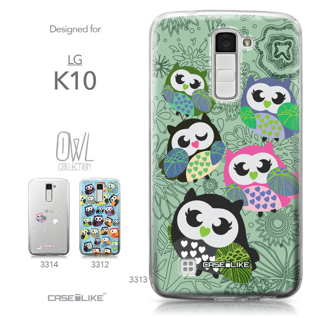 LG K10 case Owl Graphic Design 3313 Collection | CASEiLIKE.com