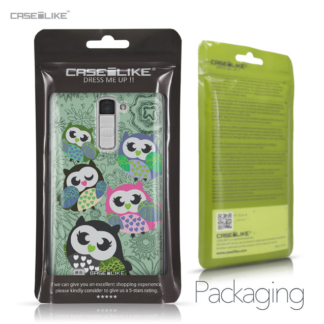 LG K10 case Owl Graphic Design 3313 Retail Packaging | CASEiLIKE.com