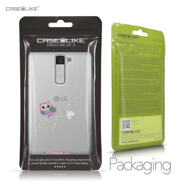 LG K10 case Owl Graphic Design 3314 Retail Packaging | CASEiLIKE.com