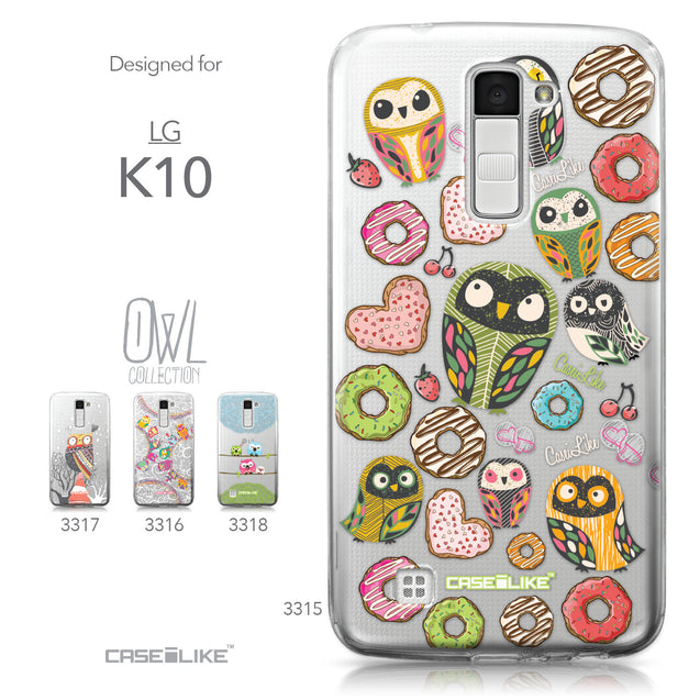 LG K10 case Owl Graphic Design 3315 Collection | CASEiLIKE.com
