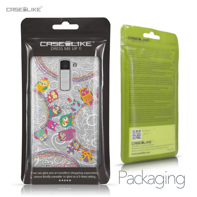 LG K10 case Owl Graphic Design 3316 Retail Packaging | CASEiLIKE.com
