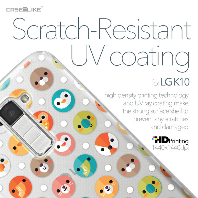 LG K10 case Animal Cartoon 3638 with UV-Coating Scratch-Resistant Case | CASEiLIKE.com