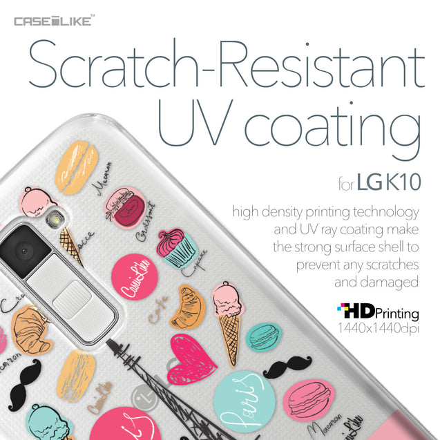 LG K10 case Paris Holiday 3904 with UV-Coating Scratch-Resistant Case | CASEiLIKE.com