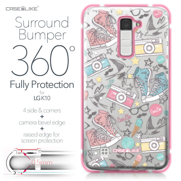 LG K10 case Paris Holiday 3906 Bumper Case Protection | CASEiLIKE.com