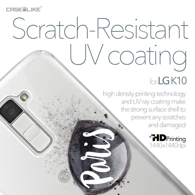 LG K10 case Paris Holiday 3911 with UV-Coating Scratch-Resistant Case | CASEiLIKE.com