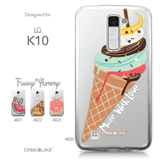 LG K10 case Ice Cream 4820 Collection | CASEiLIKE.com