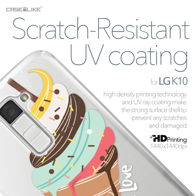 LG K10 case Ice Cream 4820 with UV-Coating Scratch-Resistant Case | CASEiLIKE.com