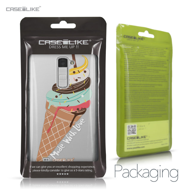 LG K10 case Ice Cream 4820 Retail Packaging | CASEiLIKE.com