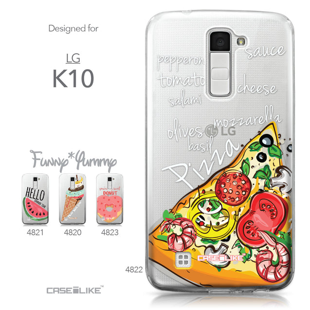 LG K10 case Pizza 4822 Collection | CASEiLIKE.com