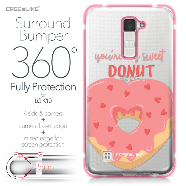 LG K10 case Dounuts 4823 Bumper Case Protection | CASEiLIKE.com