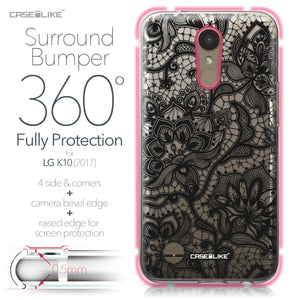 LG K10 2017 case Lace 2037 Bumper Case Protection | CASEiLIKE.com