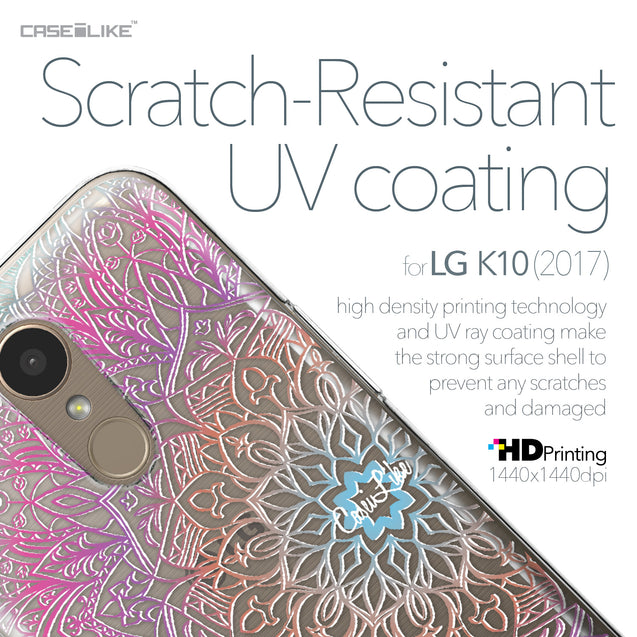 LG K10 2017 case Mandala Art 2090 with UV-Coating Scratch-Resistant Case | CASEiLIKE.com