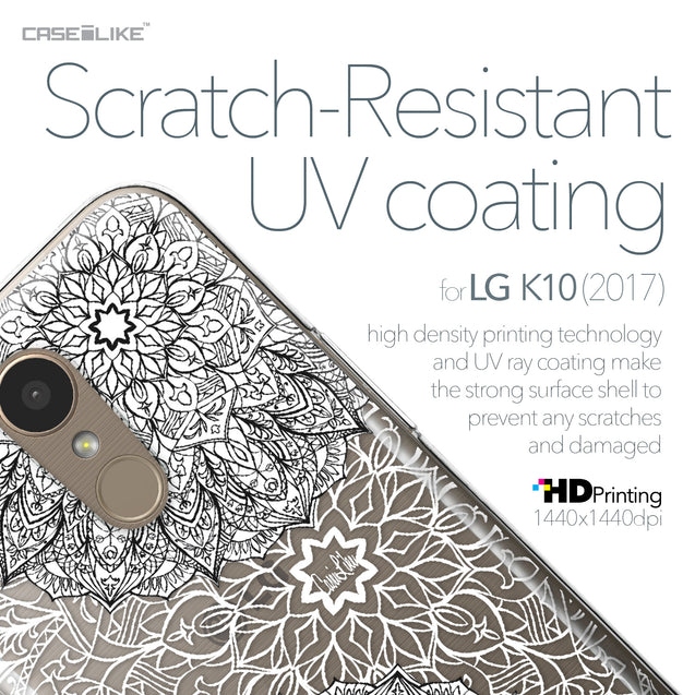 LG K10 2017 case Mandala Art 2093 with UV-Coating Scratch-Resistant Case | CASEiLIKE.com