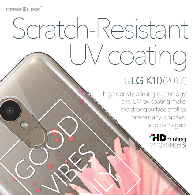 LG K10 2017 case Gerbera 2258 with UV-Coating Scratch-Resistant Case | CASEiLIKE.com