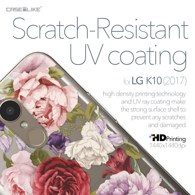 LG K10 2017 case Mixed Roses 2259 with UV-Coating Scratch-Resistant Case | CASEiLIKE.com