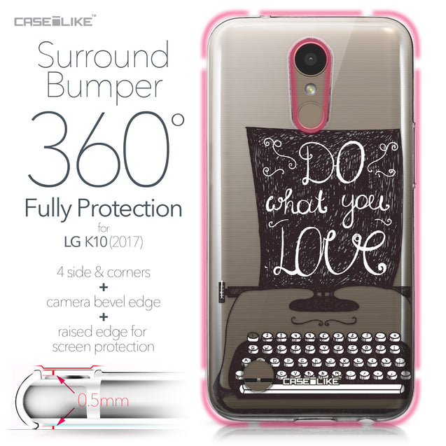 LG K10 2017 case Quote 2400 Bumper Case Protection | CASEiLIKE.com