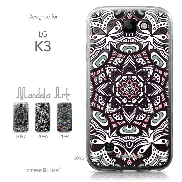 LG K3 case Mandala Art 2095 Collection | CASEiLIKE.com