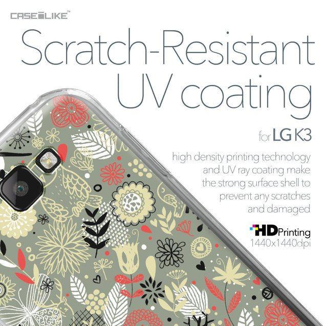 LG K3 case Spring Forest Gray 2243 with UV-Coating Scratch-Resistant Case | CASEiLIKE.com