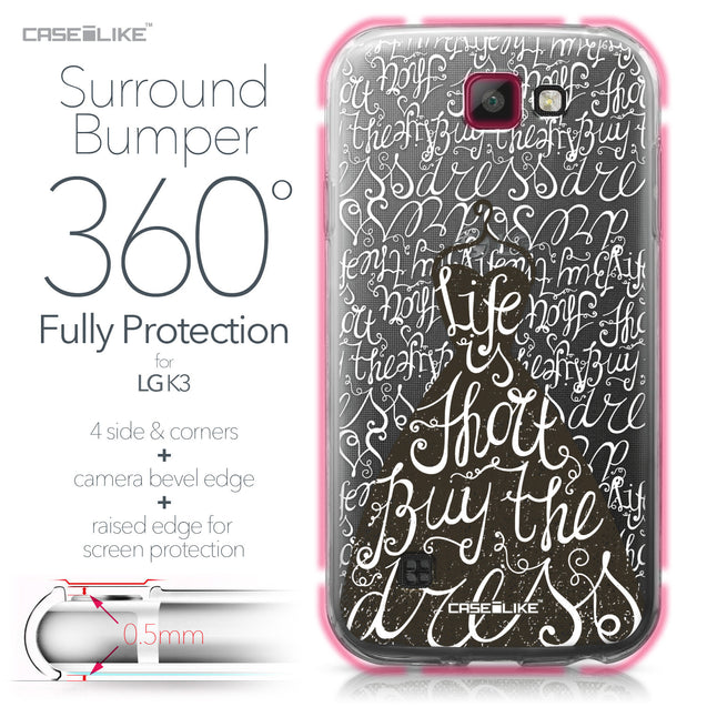 LG K3 case Quote 2404 Bumper Case Protection | CASEiLIKE.com