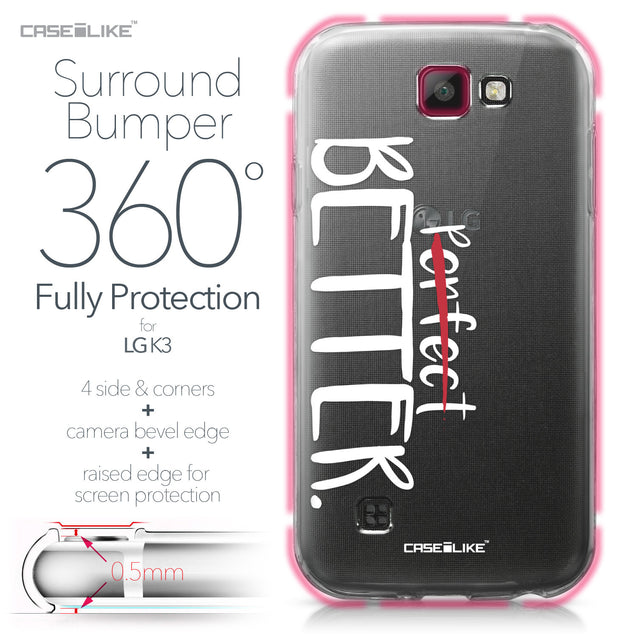 LG K3 case Quote 2410 Bumper Case Protection | CASEiLIKE.com