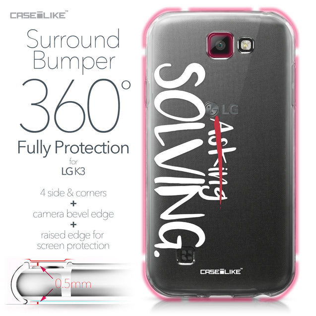 LG K3 case Quote 2412 Bumper Case Protection | CASEiLIKE.com