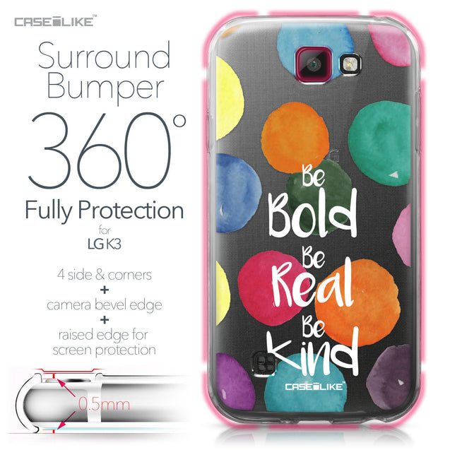 LG K3 case Quote 2420 Bumper Case Protection | CASEiLIKE.com